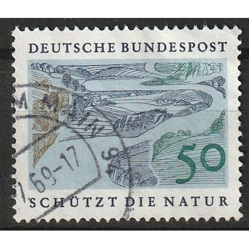 Timbre Allemagne Protection De La Nature 1969 N° 457 Oblitéré