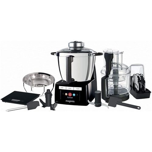 MAGIMIX COOK EXPERT NOIR 18903 + PETRIN XL + SPIRAL + KIT CREATIF + CUISEUR VAPEUR XL