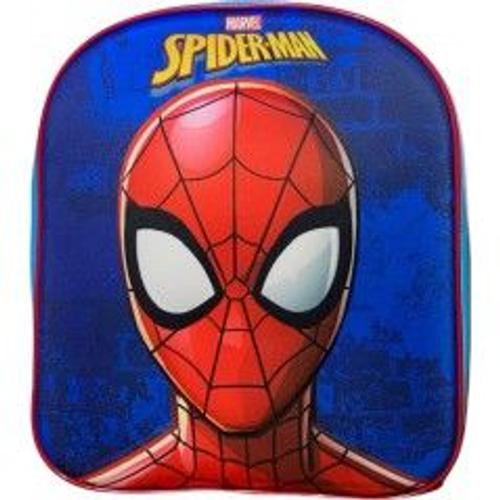 Collection officielle Spiderman Sac à dos Spiderman Top qualité / TETE DE SPIDER MAN EN 3D / dimensions: 30 x 25 x 10 cm bretelles réglables et renforcée
