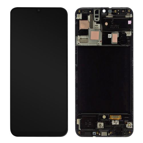 Bloc Complet Samsung Galaxy A50 Écran Lcd Vitre Tactile Compatible Noir