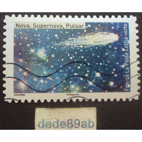 France 2021 . Tutoyer Les Étoiles : Nova, Supernova, Pulsar . Oblitéré Used Stamp