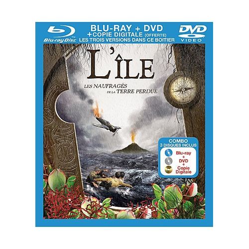 L'ile - Les Naufragés De La Terre Perdue - Combo Blu-Ray Dvd - Blu-Ray