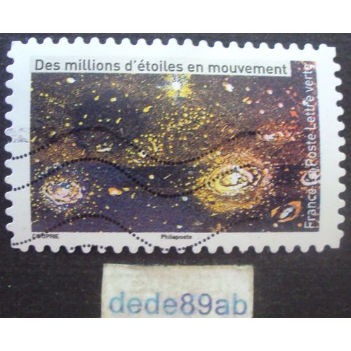 France 2021 . Tutoyer Les Étoiles : Des Millions D'étoiles En Mouvement . Oblitéré Used Stamp