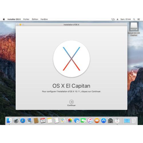 Clé USB bootable Mac OS X El Capitan