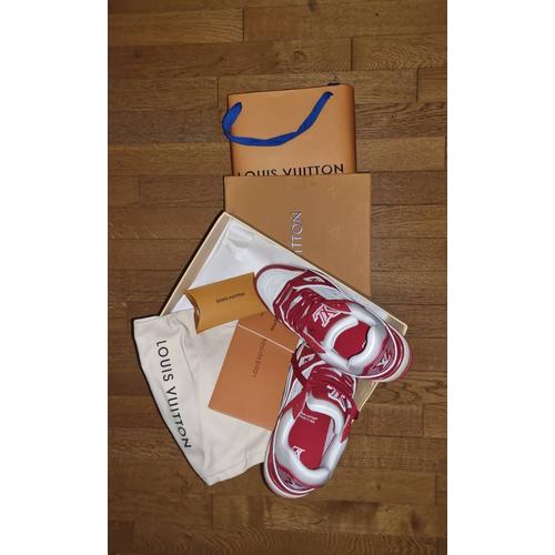 Sneakers Louis Vuitton Trainer Rouge Et Blanche T43