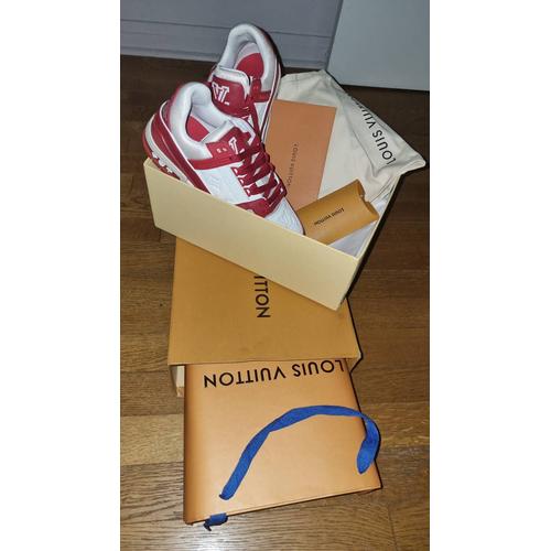 Sneakers Louis Vuitton Trainer Rouge et Blanche T43