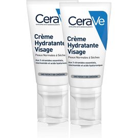 Cerave Crème Hydratante Visage Lot 2x52ml 