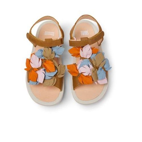 Camper - Sandales Fille Bicho Twins - Marron - 28