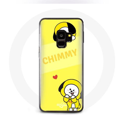 Coque Pour Samsung Galaxy S9 Bts Bangtan Bt21 Chimmy Jimin Fond Jaune