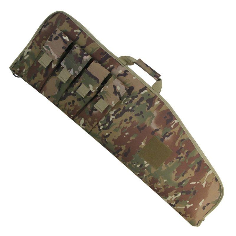 Multicam Étui souple pour fusil, 40 pouces, 101cm, pour armes à feu  rembourrées, sacs tactiques, étuis pour Sports de plein air, étuis  rembourrés en carabine avec 4 poches