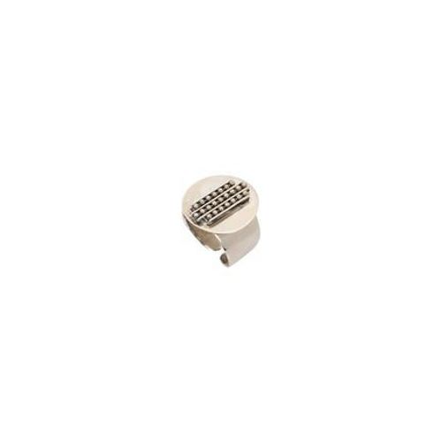 Satellite - Bague Large Ajustable Graphique Métal - Argenté - Gris