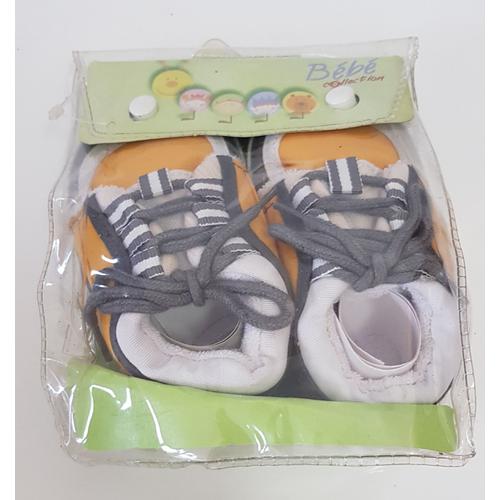 Cadeau Naissance Puericulture / Chaussures Chaussons Bebe / 6-12 Mois Soit 19-20 / Avec Pochette Qui Permet D Ecrire Un Message / Neuf