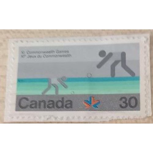 Timbre Oblitéré Canadien, Xième Jeux Du Commonwealth, 30 Cents.