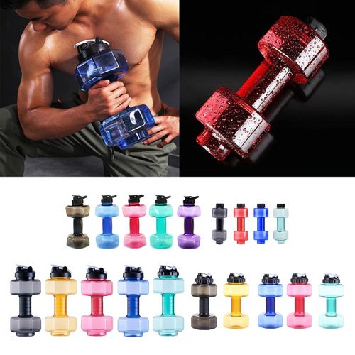 Haltères De Fitness Poids Fort, Bouteille D'eau Réglable, Sport