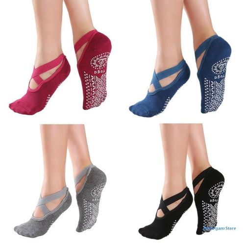 Chaussettes De Yoga Antidérapantes, Antidérapantes, Antidérapantes, Antidérapantes, Antidérapantes, Pantoufles, Avec Coussin, Livraison Directe