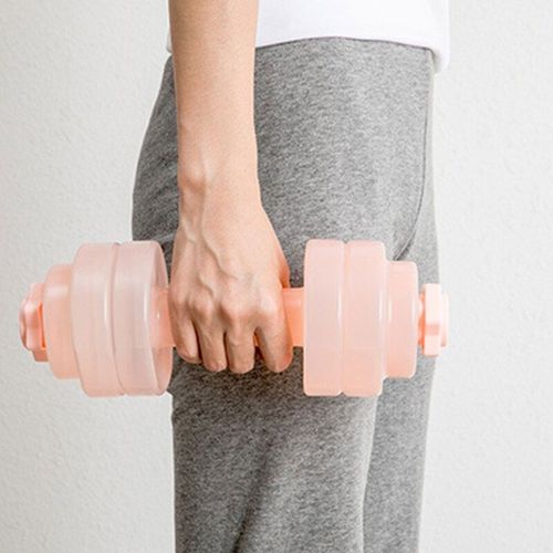 Bouteille D'eau Grande Capacité En Forme D'haltère, Pour Sport, Fitness, Portable