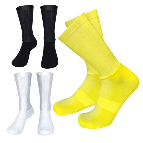Chaussettes De Cyclisme En Nylon Antidérapantes, Respirantes, Pour Vélo, Basket-Ball