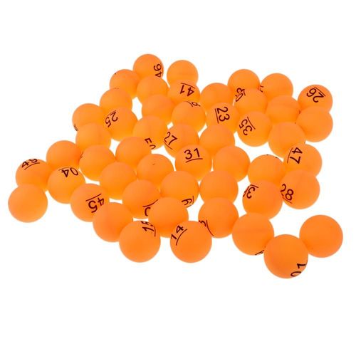Balles De Tennis De Table D'entraînement En Pp, 50 Pièces De Balles De Ping-Pong D'entraînement En Matériau De 40mm