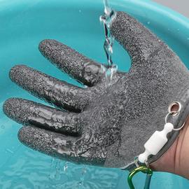Gants de Pêche Antidérapants en Latex - Protection contre les Perforations  et les Éraflures, Imperméables