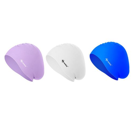 Chapeau De Natation En Silicone Pour Femmes, Protection Des Oreilles, Haute Élasticité, Flexible, Garde Vos Cheveux Au Sec