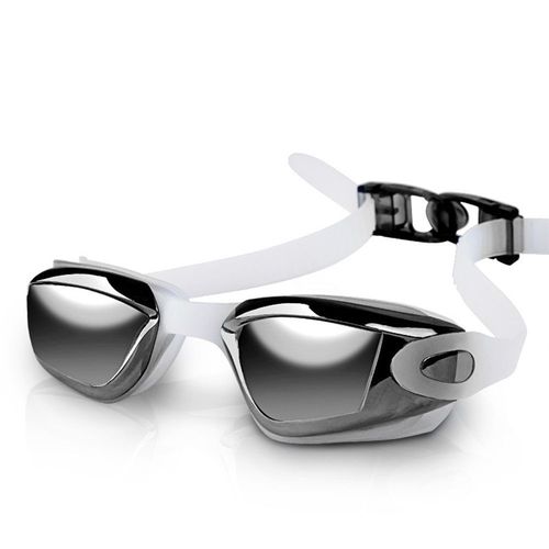 Lunettes De Natation Unisexe En Silicone, Réglables, Protection Des Yeux, Uv, Anti-Buée