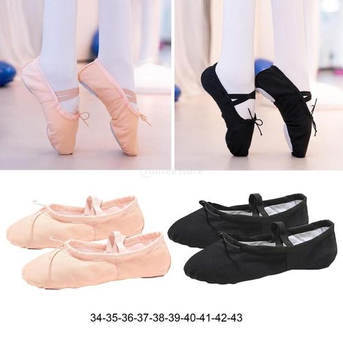 Chaussure De Ballet À Pointe Élastique Pour Femmes, Chaussures De Danse Pour Filles En Bas Âge, Entraînement De Gymnastique Et De Performance