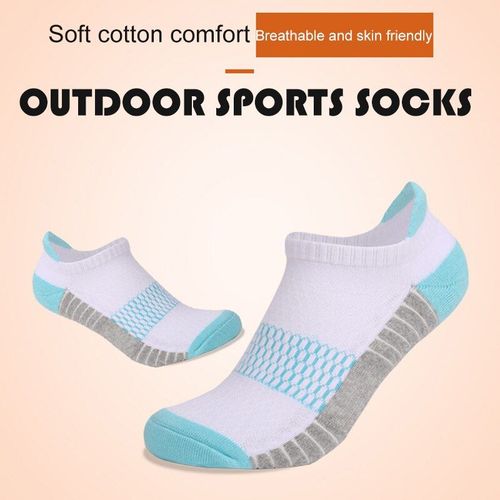 Chaussettes Courtes Respirantes En Coton Pour Hommes, 6 Paires, Pour Sport En Plein Air, Basket-Ball, Vélo, Course À Pied, Qw