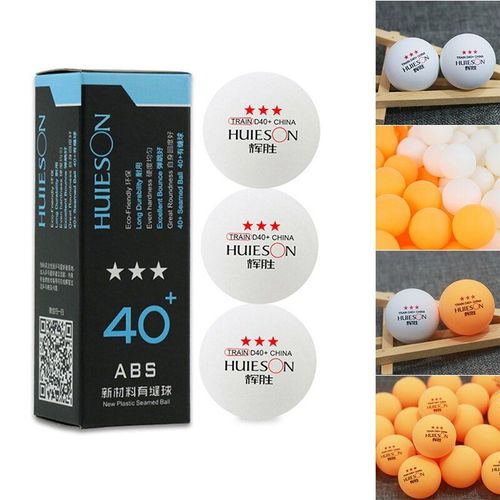 Balles De Tennis De Table Professionnelles, 3 Pièces, Accessoires Abs Pour L'entraînement, Le Sport, Fournitures