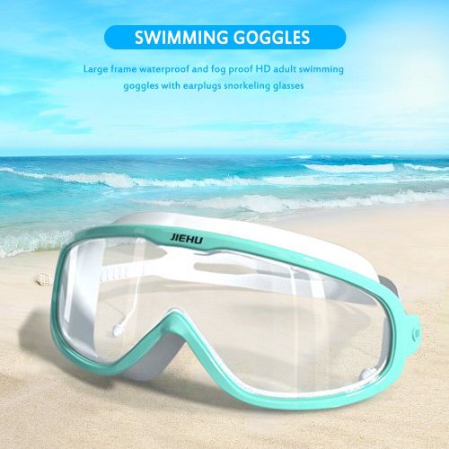 Lunettes De Natation Réglables, Avec Bouchon D'oreille, Étanche, Anti-Buée, Pour Adultes, Pour La Plongée, Pour Hommes Et Femmes