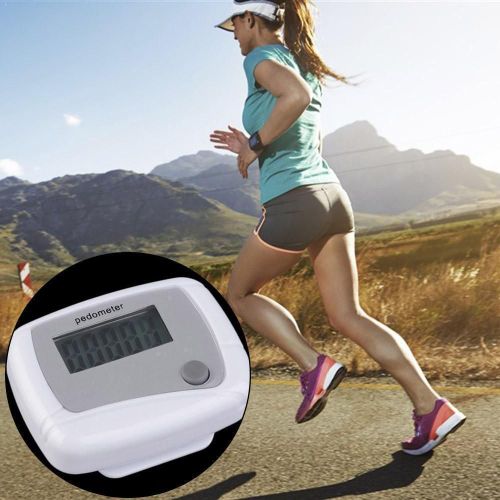Podomètre Lcd, Podomètre, Compteur De Calories, Compteur De Kilomètres, Clip De Poche, Distance Conception Numérique Run Mini R4g4