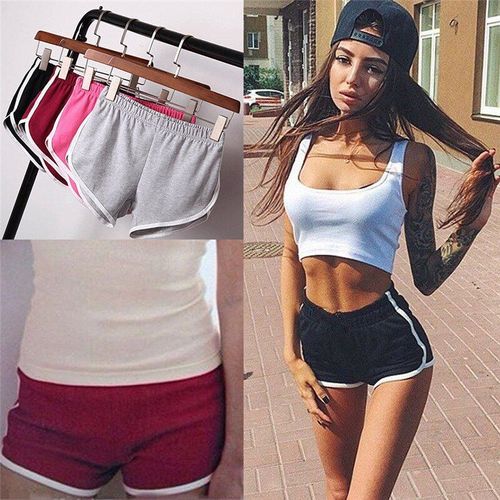 Short De Sport D'été Pour Femmes, Pantalon Court, Ceinture D'entraînement, Course À Pied, Jogging