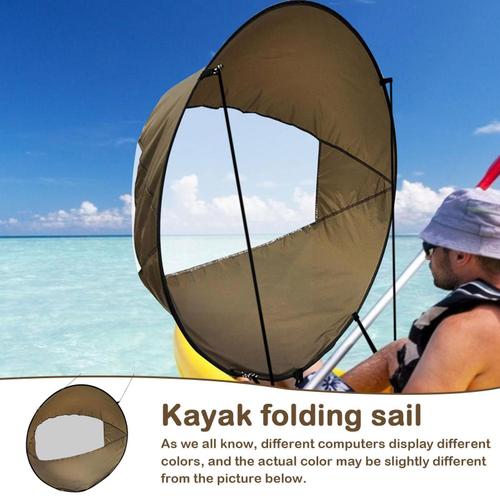 Voile de Kayak pliable pour bateau, 46 pouces, accessoires de planche à pagaie pour canoë T6X4