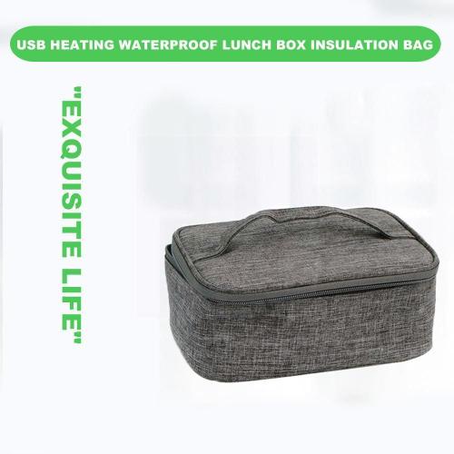 Boîte À Déjeuner Chauffante, Sac Isolant Usb Pour Pique-Nique En Plein Air, Étanche, Électrique, Sac À Déjeuner De Bureau, Rangement Portable Q3l6