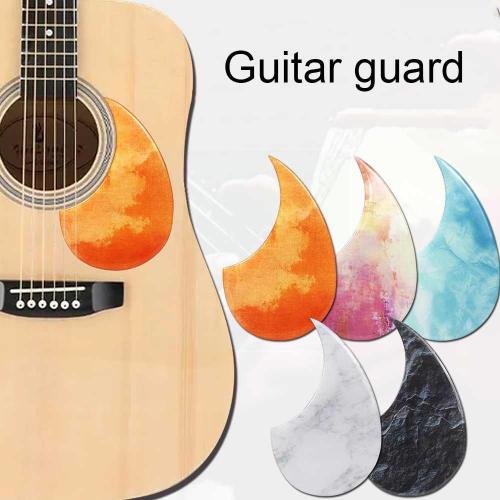 Autocollant de Pickguard pour guitare acoustique Folk, plaque anti-rayures  pour accessoires de guitare Q2J3 de 38 à 42 pouces, 1 pièce