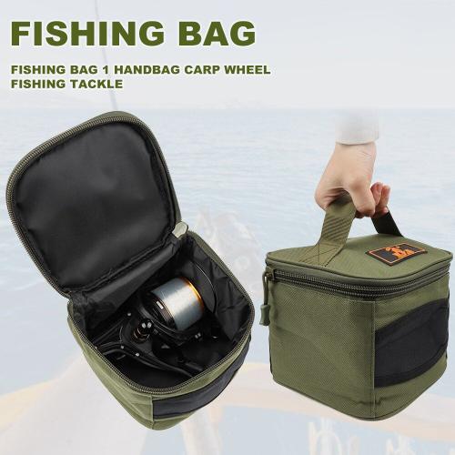 Sac De Rangement Multifonctionnel Pour Moulinet De Pêche, Étanche, Résistant À L'usure, Extérieur, Portable, Gobelets, Mangeoires, Étui De Transport