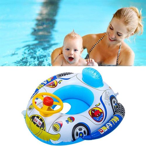 Volant De Voiture Gonflable, Bateau, Sécurité Bébé, Anneau De Siège Pour Enfants, Siège Flottant, Matelas À Air, Jouets D'eau, Accessoires Aléatoires