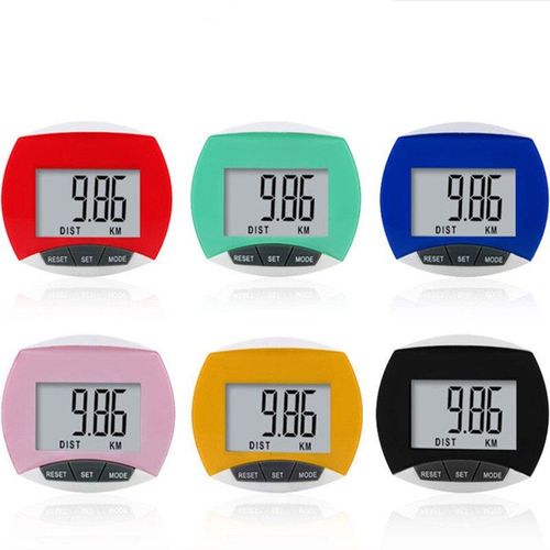 Compteur De Pas Électronique, Podomètre Numérique, Étanche, Compteur De Calories, Pour La Course, La Marche, Avec Clip, 1 Pièce