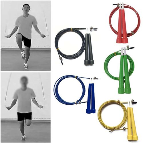 Câble De Cordes À Sauter De 3m, Acier, Réglable, Vitesse Rapide, Poignée En Pvc, Crossfit, Entraînement, Boxe, Exercices De Sport Qw