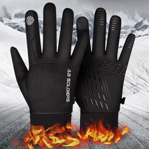 Gants De Sport De Plein Air Pour Hommes Et Femmes, Coupe-Vent, Imperméables, Chauds, Thermiques, Polaire, Pour La Course À Pied, Le Ski, Automne Et Hiver