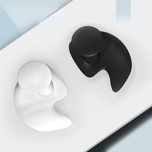 1 Paire De Bouchons D'oreille Étanches En Silicone Souple, Bouchons D'oreille Portables Pour La Natation Et La Plongée, Accessoires De Sports D'eau Avec Boîte De Rangement