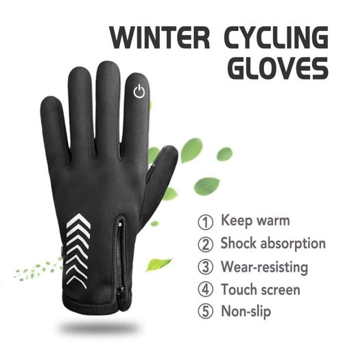 Gants De Sport De Plein Air Pour Hommes Et Femmes, 1 Paire, Accessoires De Conduite, Imperméables, Chauds, Pour L'équitation, L'équitation, Pour Écran Tactile, Pour Hiver