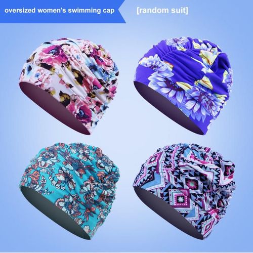 Bonnet De Bain Élastique En Nylon Pour Femmes Et Filles, Turban Extensible Pour Sports Aquatiques En Bord De Mer