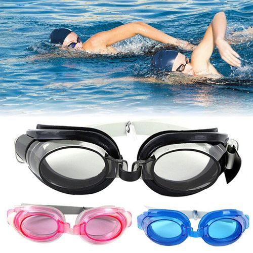 Lunettes De Natation Professionnelles, Avec Bouchons D'oreille, Pince-Nez, Étanche, En Silicone, Anti-Buée, Réglables