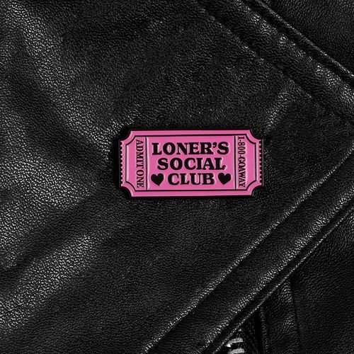 Broches De Club Social En Émail Rose, Badges De Billet De Club, Vestes, Sacs À Dos, Badges De Revers, Bijoux Solitaire, Cadeaux