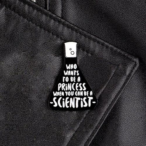Épingles Et Broches Coniques Orange, Pour Expérience De Chimie, Dessin Animé, Badges, Épingles À Revers, Bijoux, Cadeaux