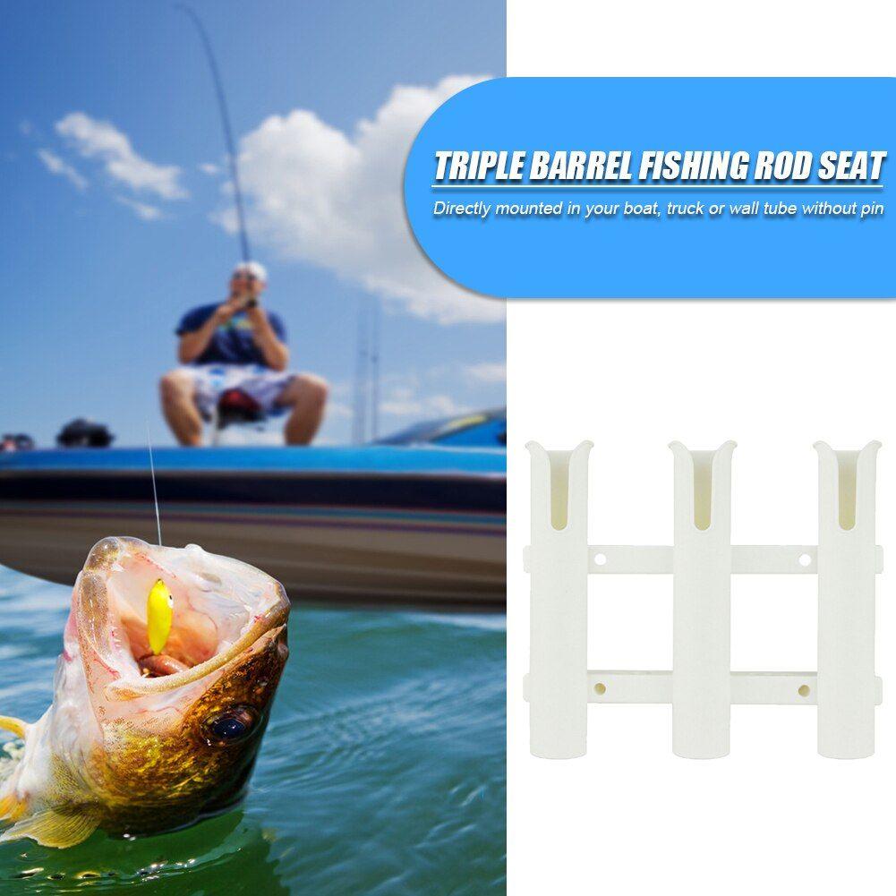 Porte-canne à pêche tube en plastique Porte-tige pour yacht avec 3