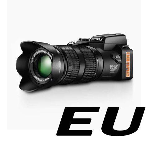 D7200 avec prise UE Standard 33 millions de pixels, autofocus, professionnel, SLR, Zoom optique 24X, trois objectifs
