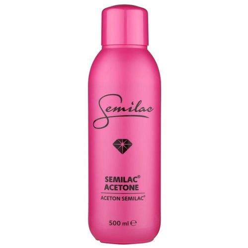 Semilac Liquids Acétone Pure Pour Enlever Le Vernis Gel 500 Ml 