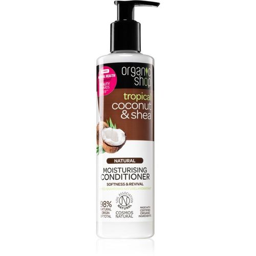 Organic Shop Natural Coconut & Shea Après-Shampoing Hydratant Pour Cheveux Secs Et Abîmés 280 Ml 