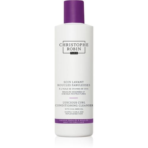 Christophe Robin Luscious Curl Conditioning Cleanser With Chia Seed Oil Après-Shampoing Nettoyant Pour Cheveux Bouclés Et Frisé 250 Ml 